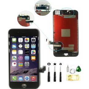 ZTR with Repair Tool Kit for iPhone 7 Plus 5.5 inch LCD Display Digitizer Touch Replacement Full Complete Assembly Set (White)