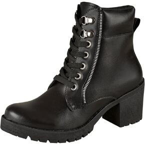 حذاء نسائي من CASTALIA Essentials برباط علوي مريح ومريح، منصة واسعة. بوت عصري للنساء بنعال أحذية أنيقة وواسعة ومريحة. نعل غير قابل للانزلاق، كعب 2 بوصة. in Kuwait