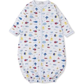 Kissy Kissy Baby Boys Infant Sea Life Fun Print Convertible Gown