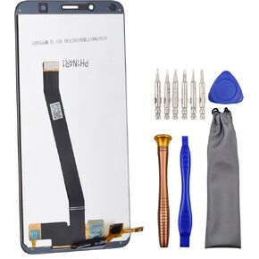 Complete Screen LCD Digitizer Touch Assembly Replacement for Xiaomi Redmi 7A MZB7995IN M1903C3EG M1903C3EH M1903C3EI Black 5.45"