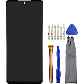 Replacement Screen LCD Display Touch Digitizer Assembly for LG K71 Stylo 6 6.8" Black LMQ730HA LM-Q730HA LMQ730TM LM-Q730TM with Tool Kit