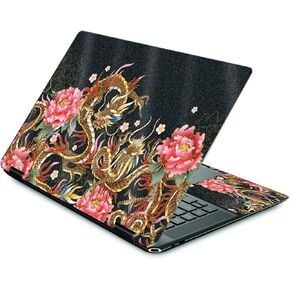 MightySkins Glossy Glitter Skin Compatible With HP Spectre X360 16" (2022) - Stitch Dragons | Protective, Durable High-Gloss Glitter Finish | Easy to Apply, Remove, and Change Styles | Made in The USA