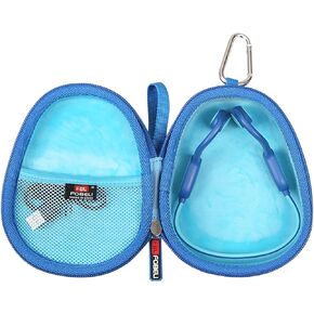 FBLFOBELI Hard Carrying Case Compatible with Mehomeli Kids Bluetooth 5.2 Air Conduction Open Ear Headphones