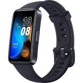 HUAWEI Watch Band 8 Smartwatch 1.47" AMOLED with Silicone Strap 14-Day Battery Life, Heart Monitoring, Waterproof – Midnight Black