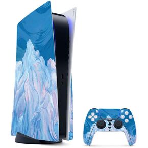 MightySkins Gaming Skin for PS5 / Playstation 5 Digital Edition Bundle - Meditation | Protective Viny wrap | Easy to Apply and Change Style | Made in The USA