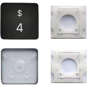Replacement Number 4 Key Cap and Hinges are Applicable for MacBook Pro/Air Model A2141 A2251 A2289 A2179 A2337 A2338 A2442 A2485 A2779 A2780 A2941 A2918 A2992 A2681 A2941 2019-2023 Year