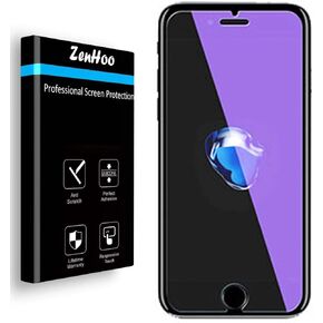 For iPhone 8 Plus, iPhone 7 Plus, Anti Blue Light [Eye Protection] Tempered Glass Screen Protector