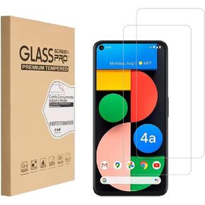 Tempered Glass Screen Protector for Google Pixel 4A 5G (6.2 inch) HD Clear Anti-Scratch Anti-Fingerprints Bubble-Free 9H Hardness[Not Fit for Pixel 4A](2 Pack)