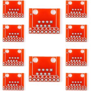 10pcs RJ45 Ethernet Connector Breakout Board circuit boards Module Electronics RJ45 to DIP Adapter Plate Board Ethernet Connector DIY Electronics for Arduino