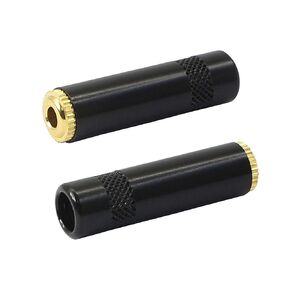 PNGKNYOCN 3.5mm 3 Pole Stereo TRS Female Socket Repair Headphone 1/8 Solder Type DIY Audio Cable Connector（2-Pack）