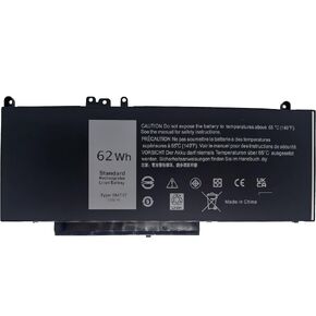 Batterymarket New 6MT4T Laptop Battery Compatible with Dell Latitude E5470 E5570 Precision 3510 0HK6DV 079VRK TXF9M 0TXF9M - 7.6V 62Wh