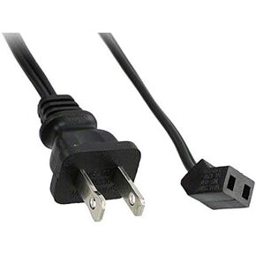 (x5) Orion Fans C45-72P-5 | 2 Foot AC Fan Power Cable | Head Style: 45 Degrees | Single Head | Lead Length: 72 Inches | Termination Type: NEMA 1-5 AC Plug