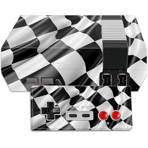 MightySkins Skin Compatible with Nintendo NES Classic Edition wrap Cover Sticker Skins Race Flag