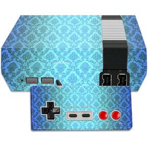MightySkins Skin Compatible with Nintendo NES Classic Edition wrap Cover Sticker Skins Blue Vintage