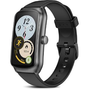 Fitness Tracker with 24/7 Heart Rate/Swimming/Sleep/Calorie/Step Tracker, IP68 Waterproof Smart Watch 100+ Sports Modes, Fitness Watch for Women Men