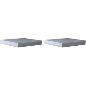 تاكو ميتالز KingStarboard Marine Lumber 6 بوصة عرض × 12 بوصة طول × 1/4 بوصة سمك، أبيض