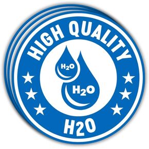 3Pcs - Hydration Specialist H2O Waterboy Waterproof Vinyl Stickers 3 Inches