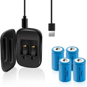 Rechargeable 3.7v 14250 Battery 6 Pack Lithium Ion 1/2 AA Size Batteries Can Replace 3.6 Volt LS 14250, ER14250, 3v CR14250 Battery for Laser…