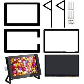 OSOYOO 5-Inch DSI Touch Screen Display Kit for Raspberry Pi 4B, 3B, 3B+, 2 - RPi 800x480 LCD with Portable Stand Holder Case