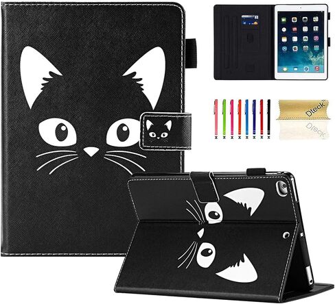 حافظة Dteck لجهاز iPad 9.7 بوصة 2018 2017 / حافظة iPad Air/iPad Air 2، غطاء ذكي من جلد البولي يوريثان مع حامل محفظة للنوم التلقائي لجهاز Apple iPad 6th / 5th Gen، iPad Air 1/2، Beach Live it in Kuwait