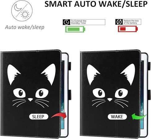 حافظة Dteck لجهاز iPad 9.7 بوصة 2018 2017 / حافظة iPad Air/iPad Air 2، غطاء ذكي من جلد البولي يوريثان مع حامل محفظة للنوم التلقائي لجهاز Apple iPad 6th / 5th Gen، iPad Air 1/2، Beach Live it in Kuwait