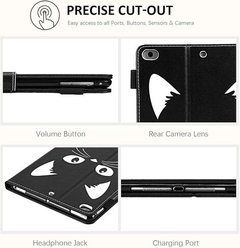 حافظة Dteck لجهاز iPad 9.7 بوصة 2018 2017 / حافظة iPad Air/iPad Air 2، غطاء ذكي من جلد البولي يوريثان مع حامل محفظة للنوم التلقائي لجهاز Apple iPad 6th / 5th Gen، iPad Air 1/2، Beach Live it in Kuwait