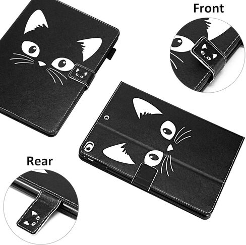 حافظة Dteck لجهاز iPad 9.7 بوصة 2018 2017 / حافظة iPad Air/iPad Air 2، غطاء ذكي من جلد البولي يوريثان مع حامل محفظة للنوم التلقائي لجهاز Apple iPad 6th / 5th Gen، iPad Air 1/2، Beach Live it in Kuwait