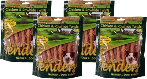 Lovin' Tenders by FunChew Chicken and Rawhide Twist for Dogs (SPR-010987) in Saudi Arabia