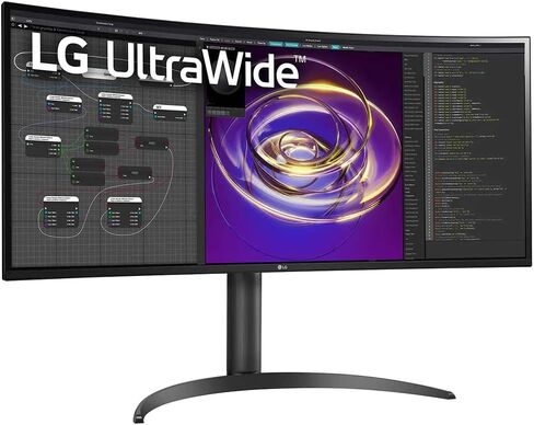 شاشة منحنية LG مقاس 34 بوصة 34BP85CN-B 21:9 QHD UltraWide™ مع تقنية HDR10 وUSB Type-C™ وAMD FreeSync™ in Kuwait
