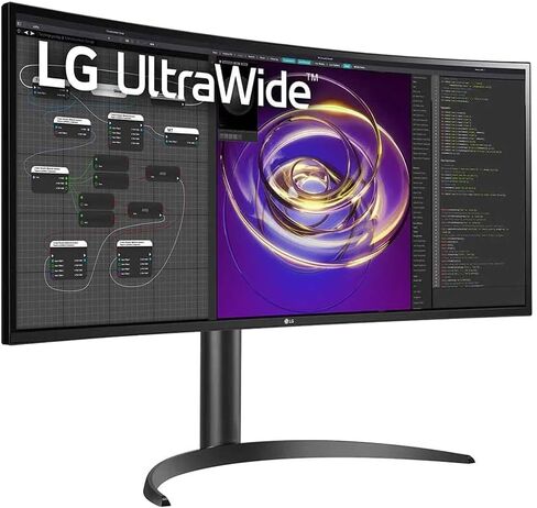 شاشة منحنية LG مقاس 34 بوصة 34BP85CN-B 21:9 QHD UltraWide™ مع تقنية HDR10 وUSB Type-C™ وAMD FreeSync™ in Kuwait