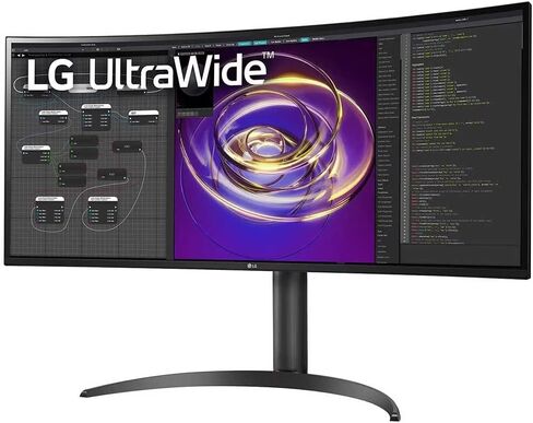 شاشة منحنية LG مقاس 34 بوصة 34BP85CN-B 21:9 QHD UltraWide™ مع تقنية HDR10 وUSB Type-C™ وAMD FreeSync™ in Kuwait