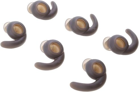 سماعات أذن JBL Synchros Reflect BT الرياضية اللاسلكية، 3 أزواج (S M L) سماعات أذن بديلة من السيليكون - أسود in Kuwait