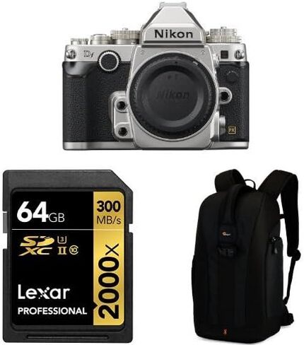 Nikon Df 16.2 MP CMOS FX-Format Digital SLR Camera Body (Silver) in Saudi Arabia