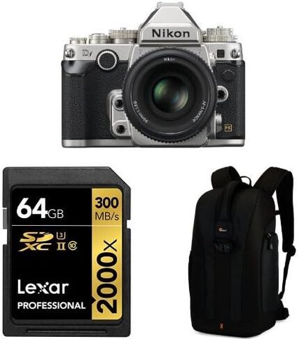 Nikon Df 16.2 MP CMOS FX-Format Digital SLR Camera Body (Silver) in Saudi Arabia