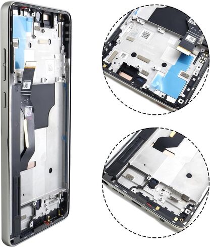 for Motorola Moto G Stylus 5G 2024 XT2419-1 XT2419-2 LCD Display Touch Screen Digitizer Assembly with Frame Replacement Gold 6.7" in Saudi Arabia