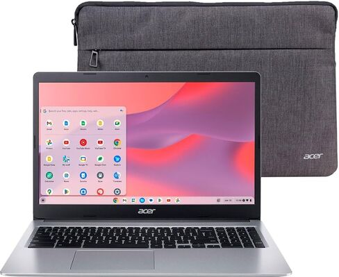 acer 2024 Newest Chromebook 315 Laptop, 15.6" HD Display, Intel Celeron N4020(Up to 2.8GHz), 4GB RAM, 64GB eMMC, Intel UHD Graphics, Long Battery Life, WiFi, Bluetooth, Chrome OS, with Stand in Saudi Arabia