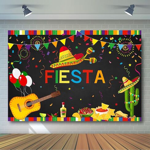 avezano العيد خلفية المكسيكي العيد تحت عنوان عيد ميلاد الصورة كشك خلفية 7x5ft الصيف العيد لوا سينكو دي مايو عيد ميلاد حزب زينة التصوير الخلفيات اللوازم in Kuwait