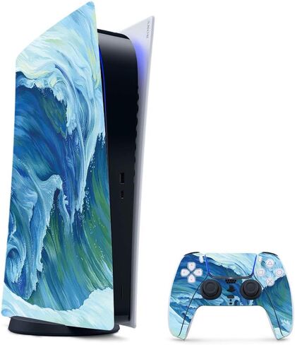 MightySkins Gaming Skin for PS5 / Playstation 5 Digital Edition Bundle - Meditation | Protective Viny wrap | Easy to Apply and Change Style | Made in The USA in Saudi Arabia