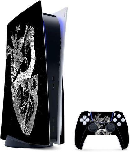 MightySkins Gaming Skin for PS5 / Playstation 5 Digital Edition Bundle - Meditation | Protective Viny wrap | Easy to Apply and Change Style | Made in The USA in Saudi Arabia