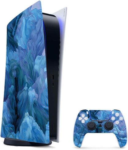 MightySkins Gaming Skin for PS5 / Playstation 5 Digital Edition Bundle - Meditation | Protective Viny wrap | Easy to Apply and Change Style | Made in The USA in Saudi Arabia