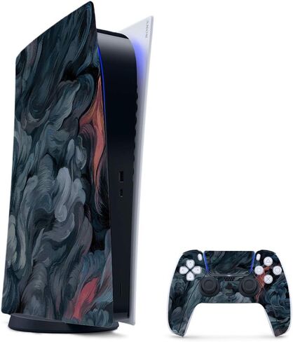 MightySkins Gaming Skin for PS5 / Playstation 5 Digital Edition Bundle - Meditation | Protective Viny wrap | Easy to Apply and Change Style | Made in The USA in Saudi Arabia