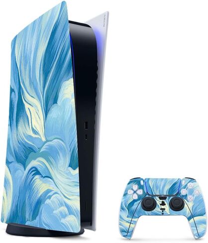 MightySkins Gaming Skin for PS5 / Playstation 5 Digital Edition Bundle - Meditation | Protective Viny wrap | Easy to Apply and Change Style | Made in The USA in Saudi Arabia