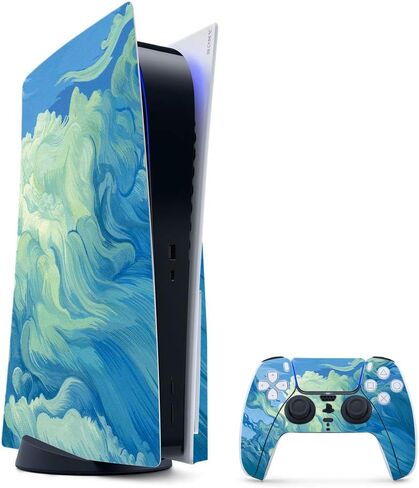 MightySkins Gaming Skin for PS5 / Playstation 5 Digital Edition Bundle - Meditation | Protective Viny wrap | Easy to Apply and Change Style | Made in The USA in Saudi Arabia