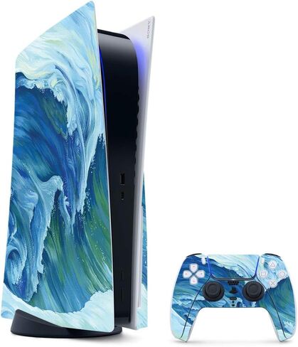 MightySkins Gaming Skin for PS5 / Playstation 5 Digital Edition Bundle - Meditation | Protective Viny wrap | Easy to Apply and Change Style | Made in The USA in Saudi Arabia