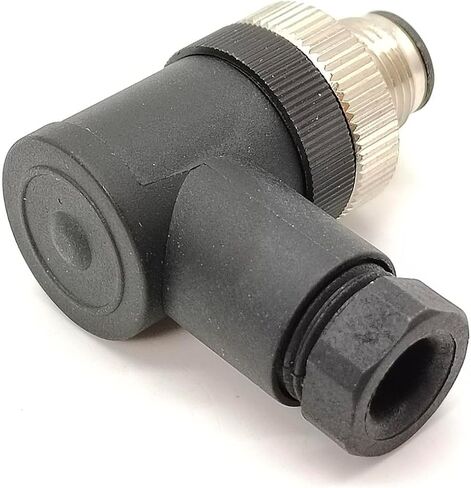 M12 Cable Connector Screw-Joint Termination Right Angle Non-Shield (4 Pin Female A-Code) in Kuwait