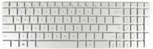 لوحة مفاتيح بديلة جديدة متوافقة مع ASUS Q550 Q550L Q550LF N550LF N550J N550JA N550JK N550JV N550JX N750 N750J N750JK N750JV مع إضاءة خلفية in Saudi Arabia