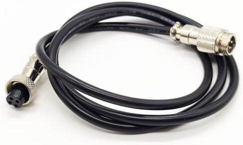 GX12 4 Pin Cable Male to Female Head Aviation Cordset, GX12 4 Pin Panel Mount Circular Metal Aviation Connector Adapter Female to Male（1Meter） in Saudi Arabia