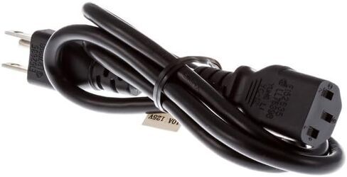 Universal 3 Prong AC Power Cord Replacement for Ion Speaker Power Cord, Amp Power Cord, Ion Pathfinder Speaker Systems, 18 AWG, 10A/125V Rated, C13 to NEMA 5-15P, Lifetime Wty (3 ft) in Saudi Arabia