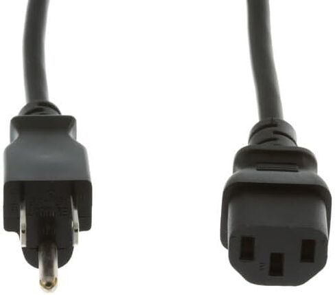 Universal 3 Prong AC Power Cord Replacement for Ion Speaker Power Cord, Amp Power Cord, Ion Pathfinder Speaker Systems, 18 AWG, 10A/125V Rated, C13 to NEMA 5-15P, Lifetime Wty (3 ft) in Saudi Arabia