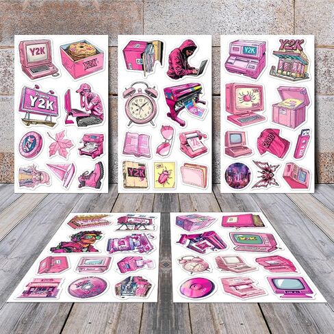 مجموعة من 50 قطعة من ملصقات الكتب لزجاجات المياه المضحكة وأمتعة الكمبيوتر المحمول ودفتر القصاصات والمذكرات للمراهقين والبنات والبالغين ملصق جمالي مقاوم للماء شارات الفينيل الصغيرة in Kuwait